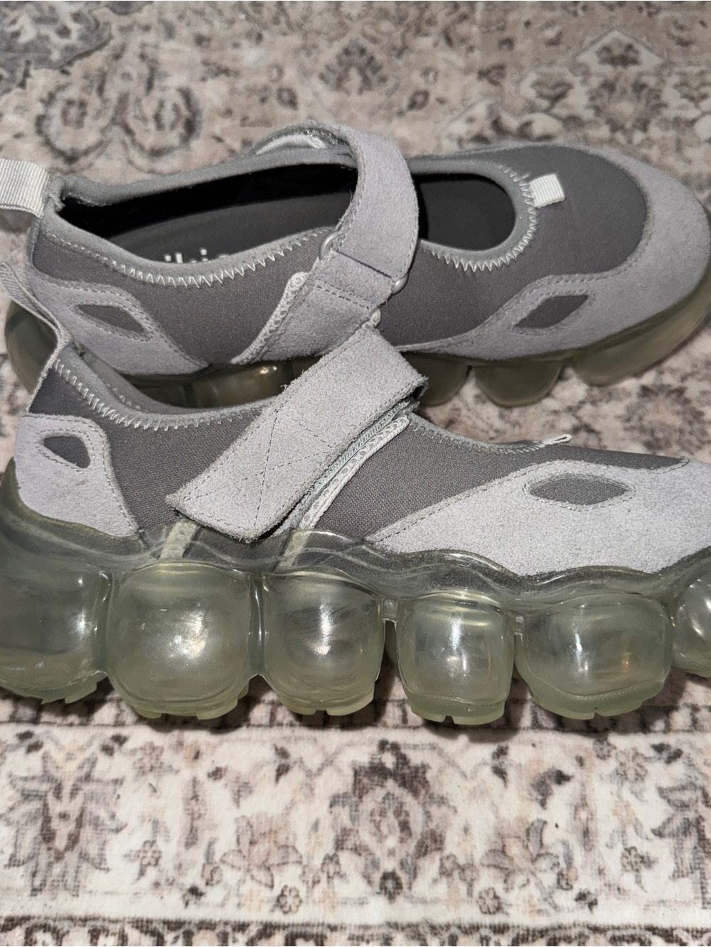 Grounds Moopie Mary Jane Low Cut Sneakers Size 6 US 23CM Gray Fwd89
